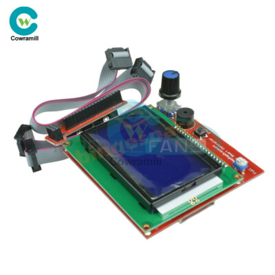 12864 LCD Display 3D Printer Controller + Adapter For RAMPS 1.4 Reprap Mendel M