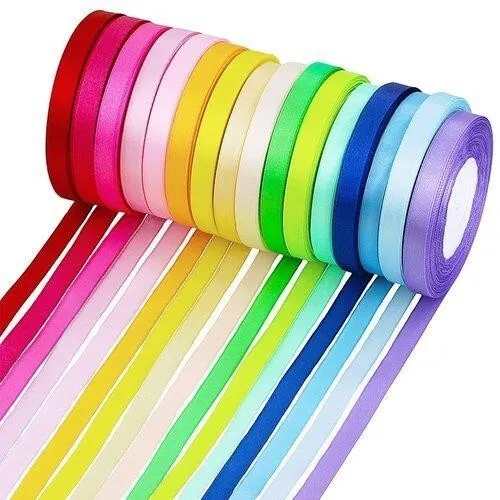 Satin Ribbons 6mm - Baby Ribbon Perfect for Gifts & Wrapping, Cards