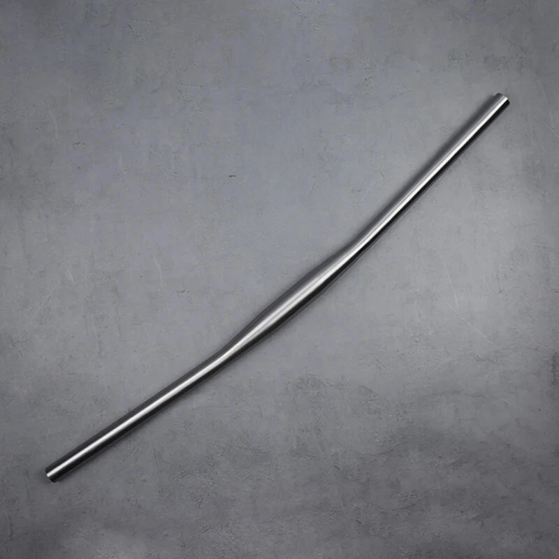 TIRIS Titanio Bicicleta Manillar Plano Bicicleta Barra Recta Ángulo Personalizado 5-9 Foto 2 de 4