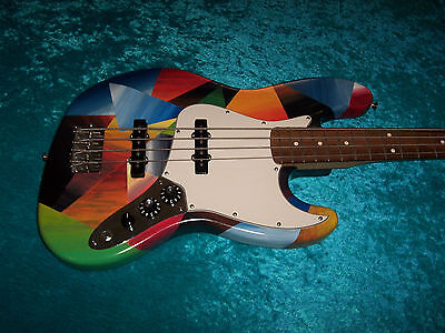 Sweet Fender Mexican Jazz Bass standard MIM Mexico guitar vintage design |  eBay