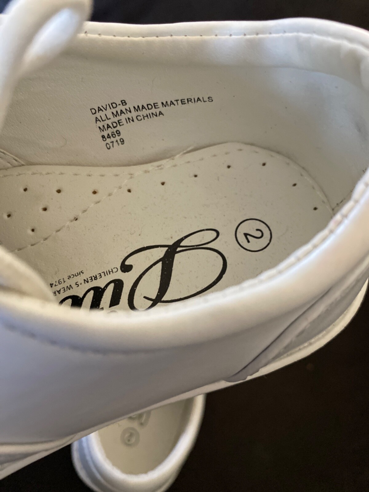 SAOLA Scarpa abito da ragazzo Lito bianca opaca comunione matrimonio taglia 2