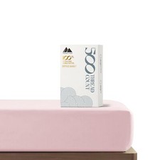 100 Cotton Fitted Sheet King Size - 500 Thread Count Fitted Sheet King Cotto...