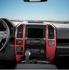 Red Central Console Dashboard Air Vent Outlet Trim cover For Ford F150 2015+ dx1