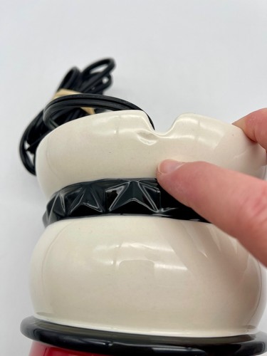 Yankee Candle Black Tie Snowman Scenterpiece Easy Meltcup Plug In Warmer w/Wax - Picture 8 of 8