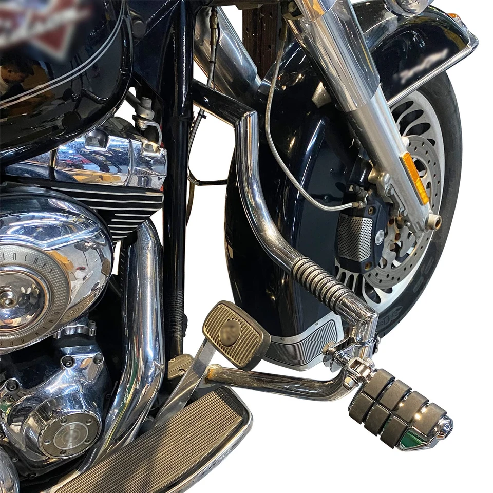 Apoios para pés de motocicleta para acessórios Harley barras de 1"" a 1,25"" - Imagem 3 de 4