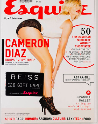 CAMERON DIAZ BY TERRY RICHARDSON JAMIE DORNAN MICHAEL SHEEN  UK Esquire magazine