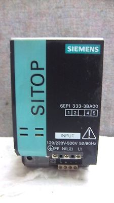 Alimentation Siemens 6EP1333-3BA00 - Occasion - Emballage Maxo - Pour Automates/équipements Industriels