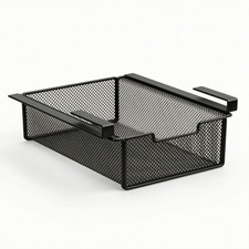 Under Shelf Hanging Storage Basket Sturdy Under-Cabinet Organizer Sturdy