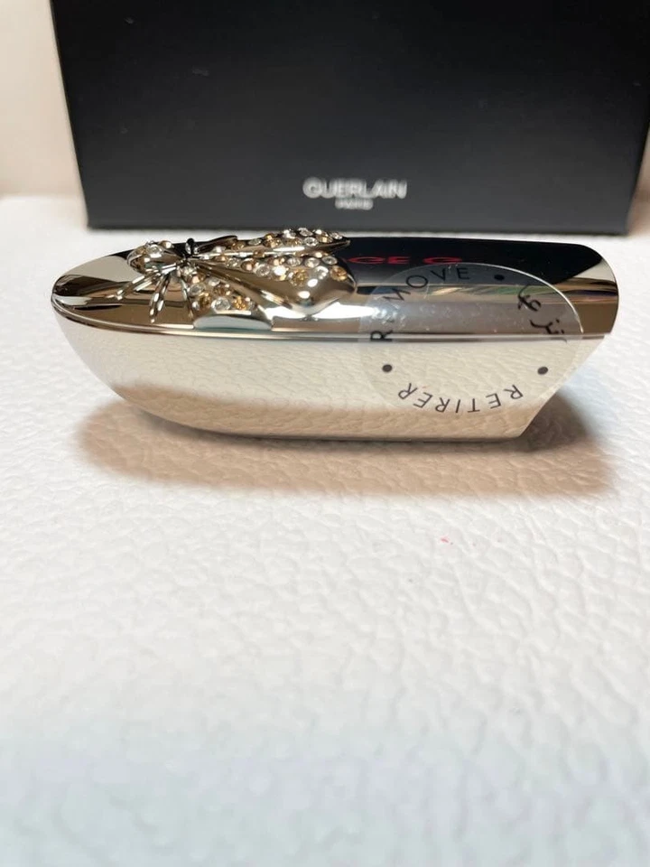 GUERLAIN Rouge G N°214 (3,5 g / 0,12 oz) recarga y abeja brillante (estuche para labios) Foto 3 de 4