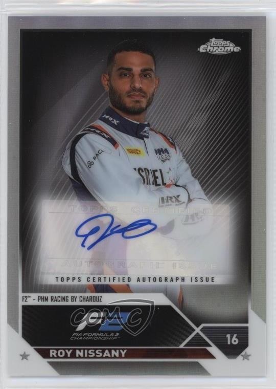 2023 Topps Chrome Formula 1 Auto Roy Nissany #CAC-RN Auto 12a6