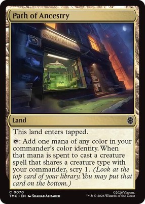 Path of Ancestry - Surge Foil Light Play, English Magic the Gathering MTG Teenag