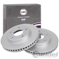 2X A.B.S. Bremsscheiben 273Mm Vorne Passend FüR Chevrolet Blazer S10