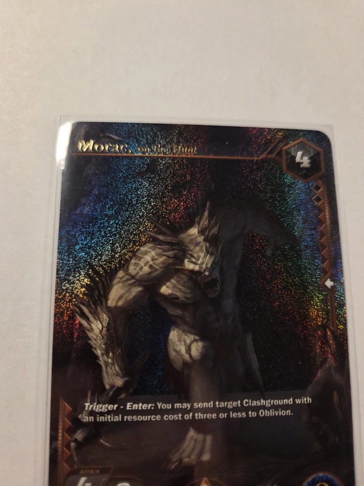 Alpha Clash Tcg The Awakening  Morac, On The Hunt  Holographic - Image 4 of 4