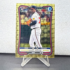 Marketplace image: 2026 Bowman Chrome 1/1 SUPERFRACTOR Didier Fuentes #7 Atlanta Braves Rookie.
