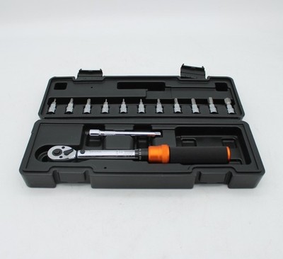 13TLG Klein Drehmomentschlüssel Fahrrad 1-25NM, 1/4 Zoll Torque Wrench Set, 72 Z
