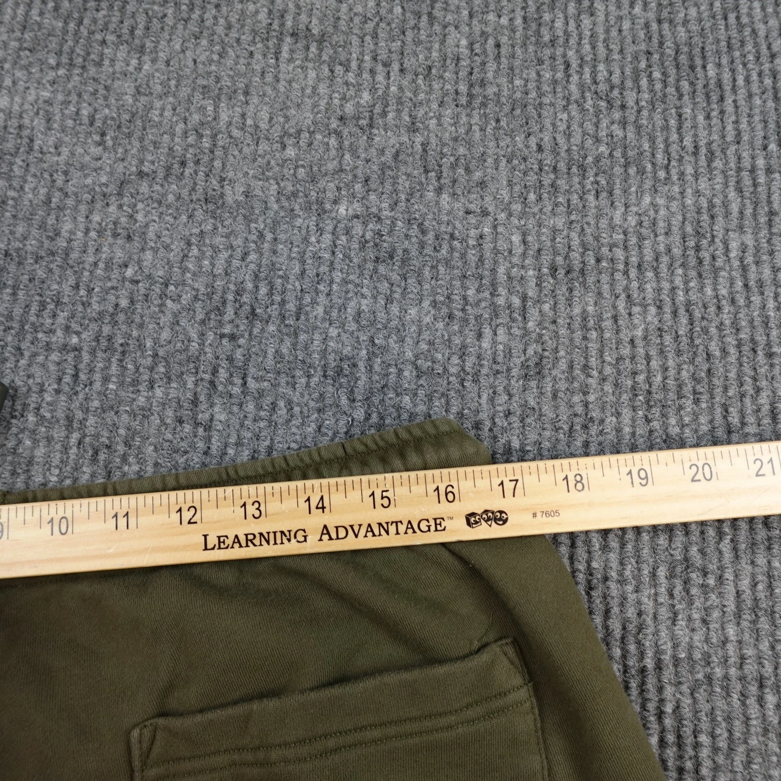 Satta Livity Fleece Jogger Pants Mens Medium Green Organic Cotton Pockets image 7