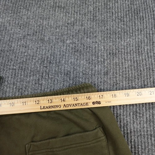 Satta Livity Fleece Jogger Pants Mens Medium Green Organic Cotton Pockets image 7
