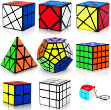 Speed Cube Set, Puzzle Cube,9 Pack Magic Cube...