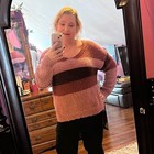 Rue 21 Large Pink Block Sweater WARM & Cozy