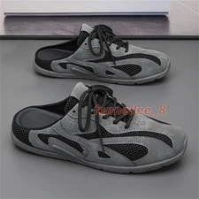 Men's Slip on Mule Backless Slippers Sneakers Casual Shoes Loafers Comfort Shoes