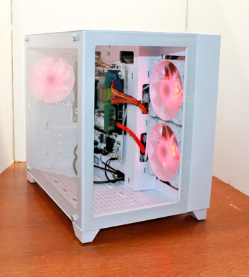 RGB Gaming PC Desktop Computer 12 Core Ryzen 5 2400GE 3.8GHz 400 SSD 16GB WIN 11
