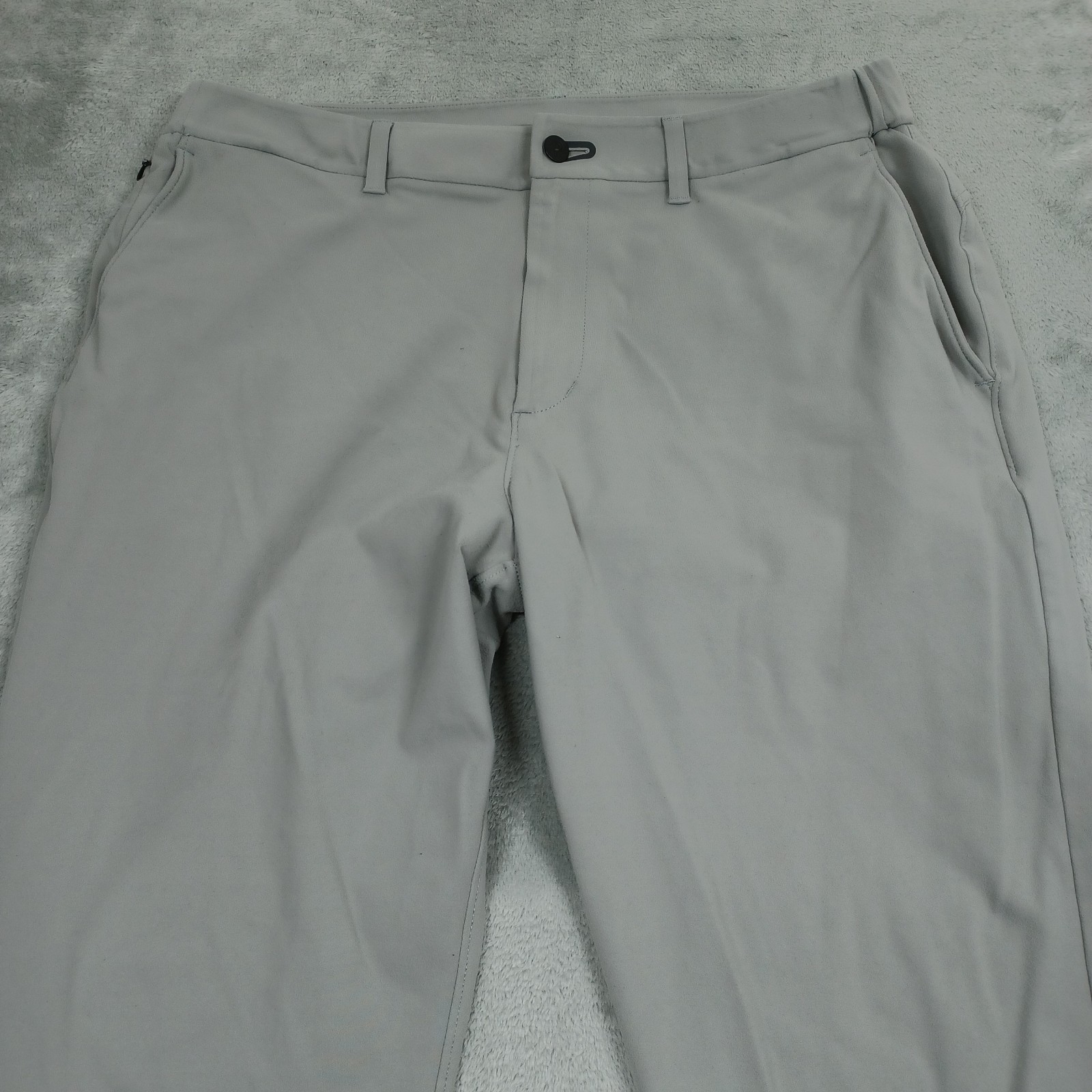 Public Rec Pants Mens 34x30 Gray Nylon Blend Chino Pockets Preppy