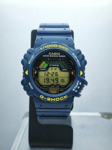 Vintage Casio G Shock DW-6000CJ-2 BLUE B&B 904 Mod (1990s) Men Watch RARE !!