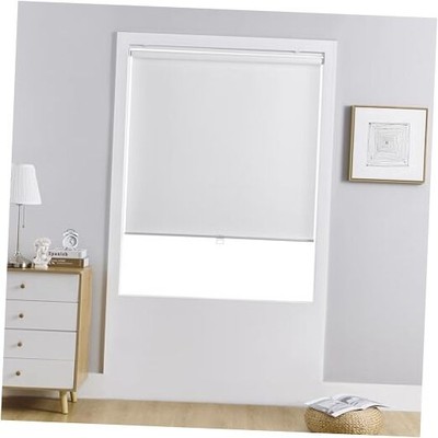 Cordless Tear Down Room Darkening Shade - 39 Inch Width, 72 39''W x 72''H White
