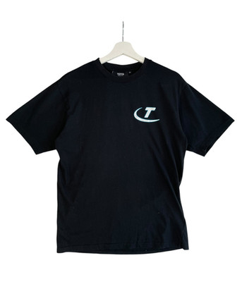 Trapstar Charge It T-Shirt Herren M schwarz Kreditkarte Blitz Grafik Print Tee