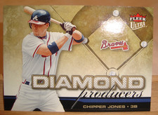 2006 Fleer Diamond Producers MLB Insert Card #DP2 Chipper Jones, Atlanta Braves