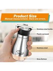 Pack of 2 Salt And Pepper Shakers Pots Dispensers Cruet Jars Set UK.
