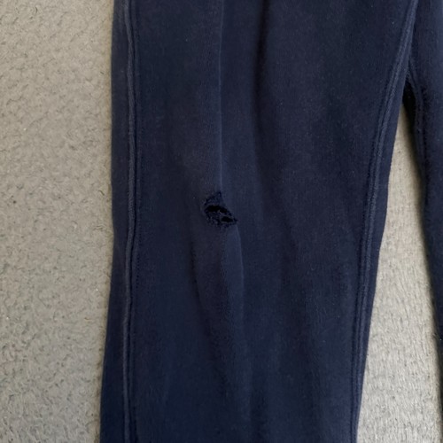 Polo Ralph Lauren Sweatpants Boys Size Small 8 Blue *Hole - Picture 2 of 9