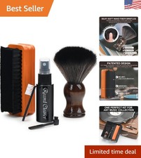 Ultimate 6-in-1 Record Cleaning Kit with Antistatic Brush Cleaning Solution