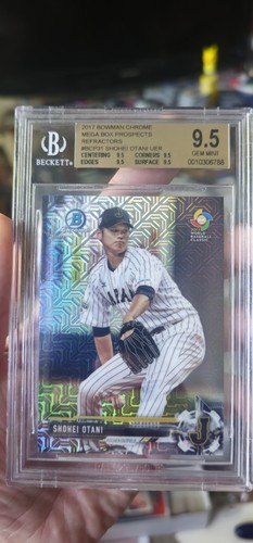 Shohei Ohtani #BCP31 2017 Bowman Mega Box Chrome Prospects card