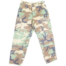 Vintage Trashed Army Camo Cargo Pants Small