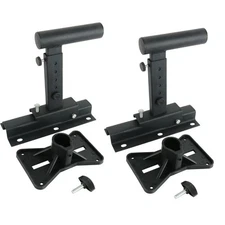2PC Universal Heavy-duty DJ Speaker Wall Mount Brackets Stands 66 Lbs Adjustable