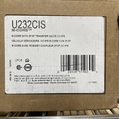 Moen U232CIS M-Core Integrated Transfer Valve