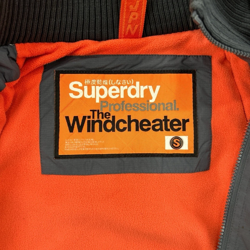 Superdry Chaqueta Japón Mujer S Gris Arctic WindCheater Exterior Nieve Nylon Foto 2 de 4