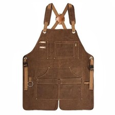 Waterproof Work Apron with Multi Pocket Design for Gardeners and Craftsmen