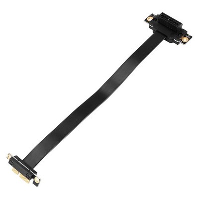 PCIE X1 Riser Cable Dual 90 Degree Right Angle PCIe 3.0 X1 to X1 Extension3790