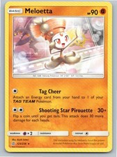 2019 POKEMON MELOETTA UNIFIED MINDS 123/236 R NM A66852 FREE S&H