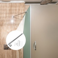 Shower Screen Bracket Fixed Glass Panel Bathroom Clamp Door Support Rods