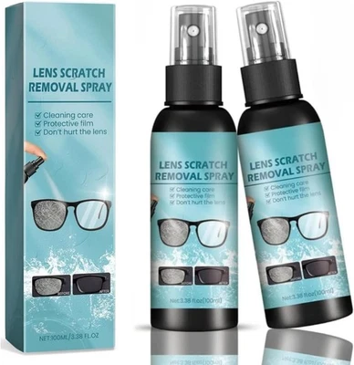 Remover Spray,Scratch Repair Tool for Eyeglass and Sunglasses,Glasses Polishing