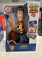 Disney Pixar Toy Story 4 Talking Action Figure Woody Over 15 Sayings NIB T93