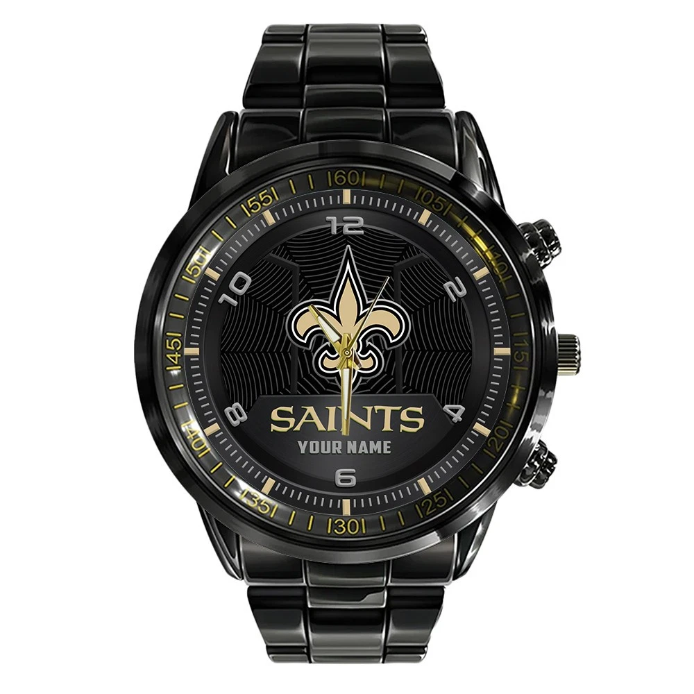 Saints Stainless Steel Watch