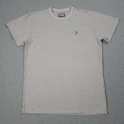 Billionaire Boys Club Shirt Men Small Gray 3D Astronaut Jacquard Crew Streetwear