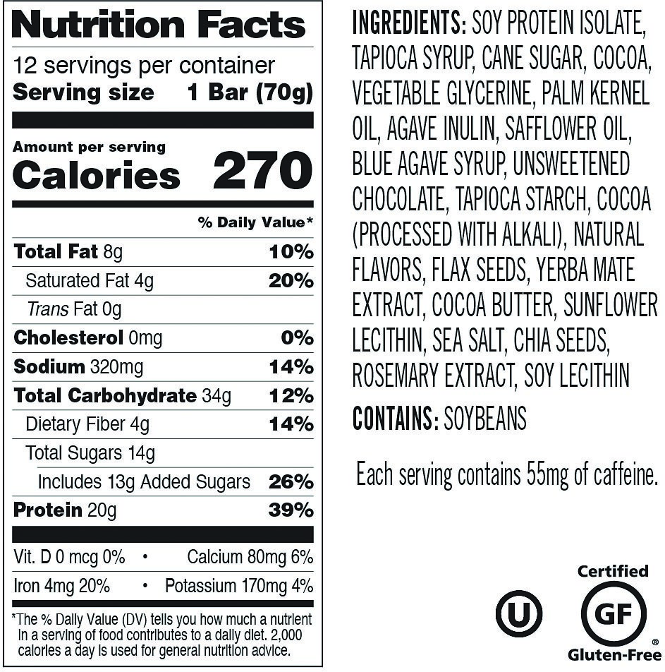 Протеи батончики Probar Base - Шоколадный Брауни, энергетический снэк без глютена, 20 г