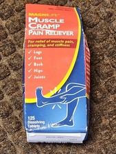 MagniLife Muscle Cramp Pain Reliever Homeopathic Tablets - 125 Count