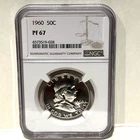 1960 Proof Silver Franklin Half Dollar 50c Graded by NGC - PF67 Beautiful Coin!