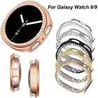 Bling Diamond Frame Watch Case for Samsung Galaxy Watch 9 8 40mm 44mm Hard Cover